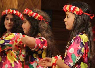 Student working in class