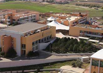 Student working in class