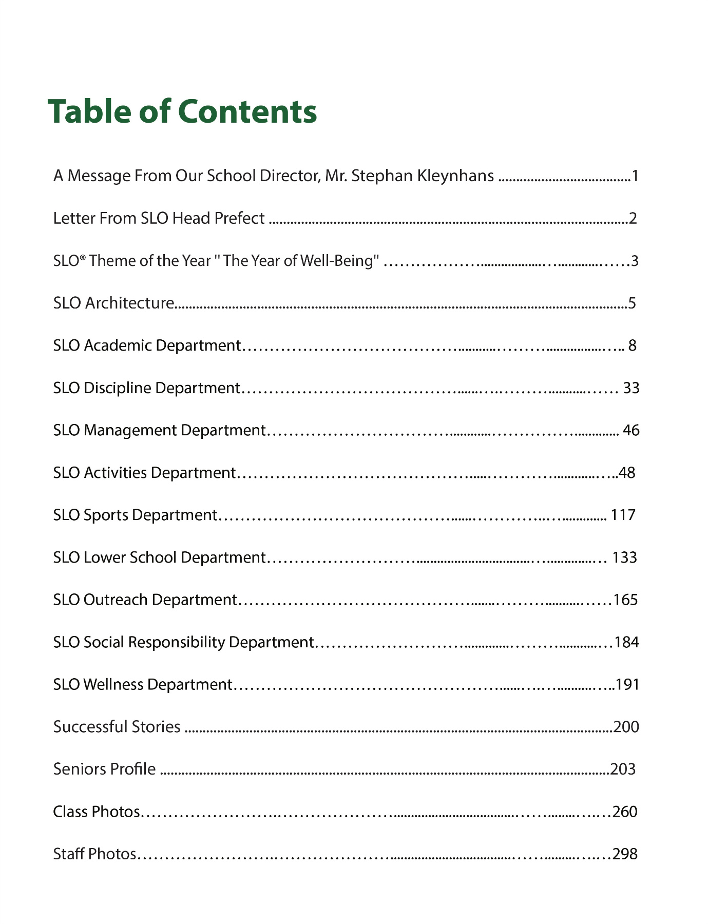 ISC Erbil SLO Yearbook 2022-2023