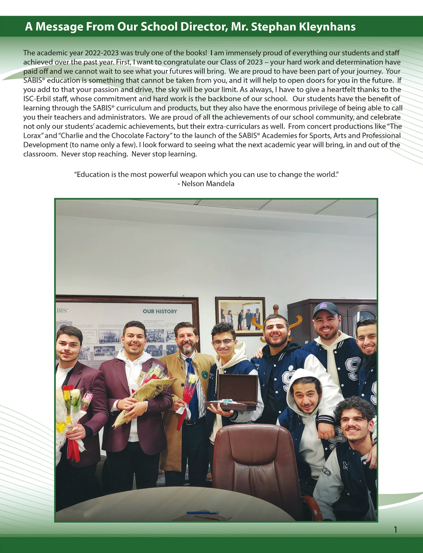 ISC Erbil SLO Yearbook 2022-2023